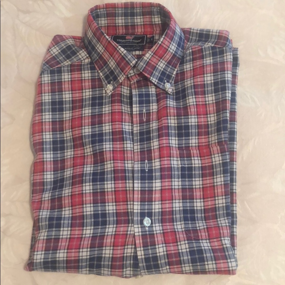 Blue and Red VV Oxford